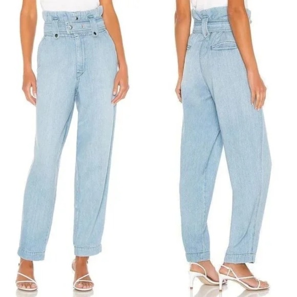 Overlover Jesse Paper Bag Jeans Size 25 - Picture 1 of 8